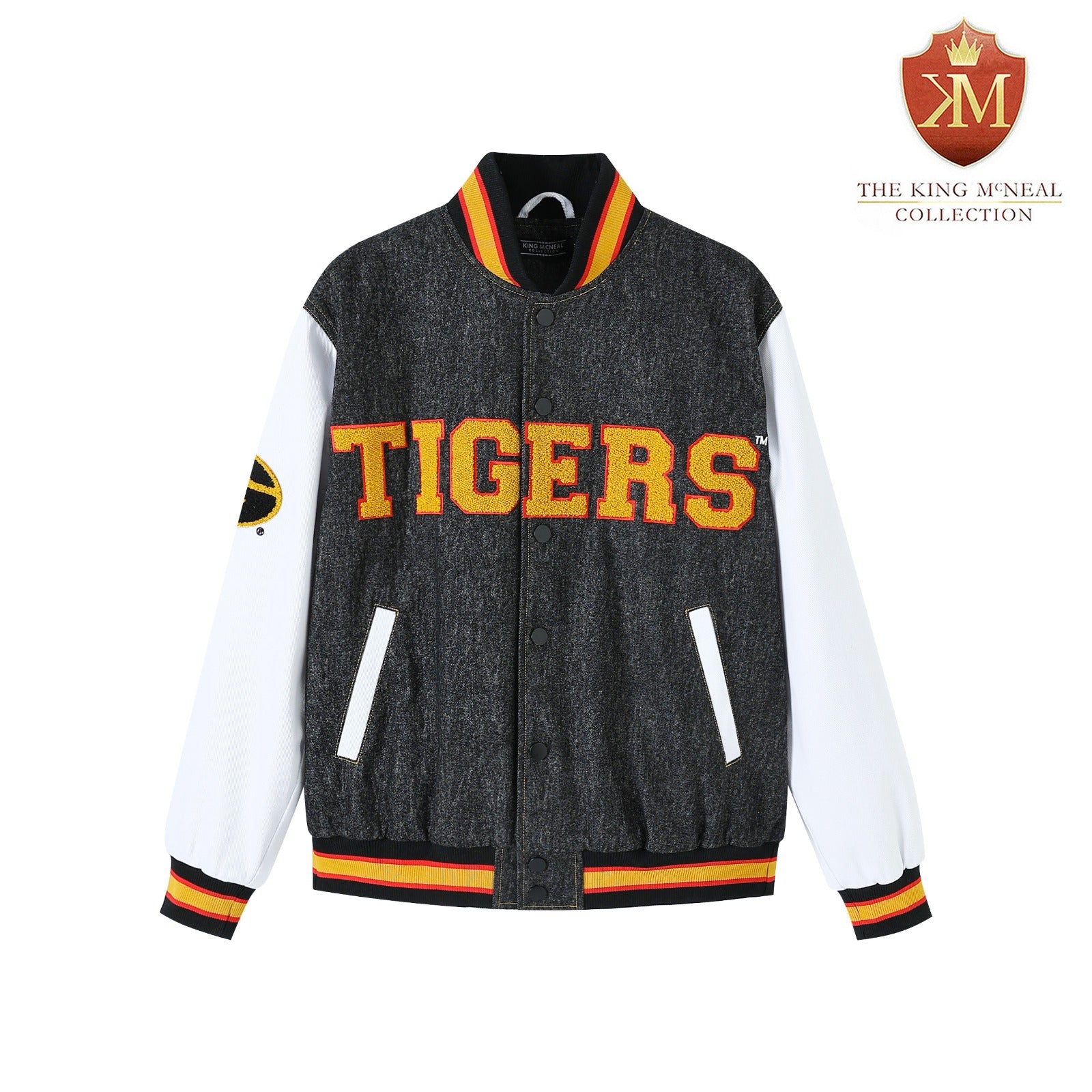 Grambling State Black Denim Bomber Jacket