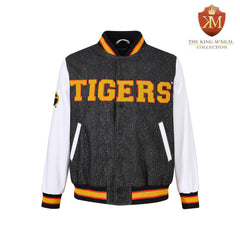 Grambling State Black Denim Bomber Jacket