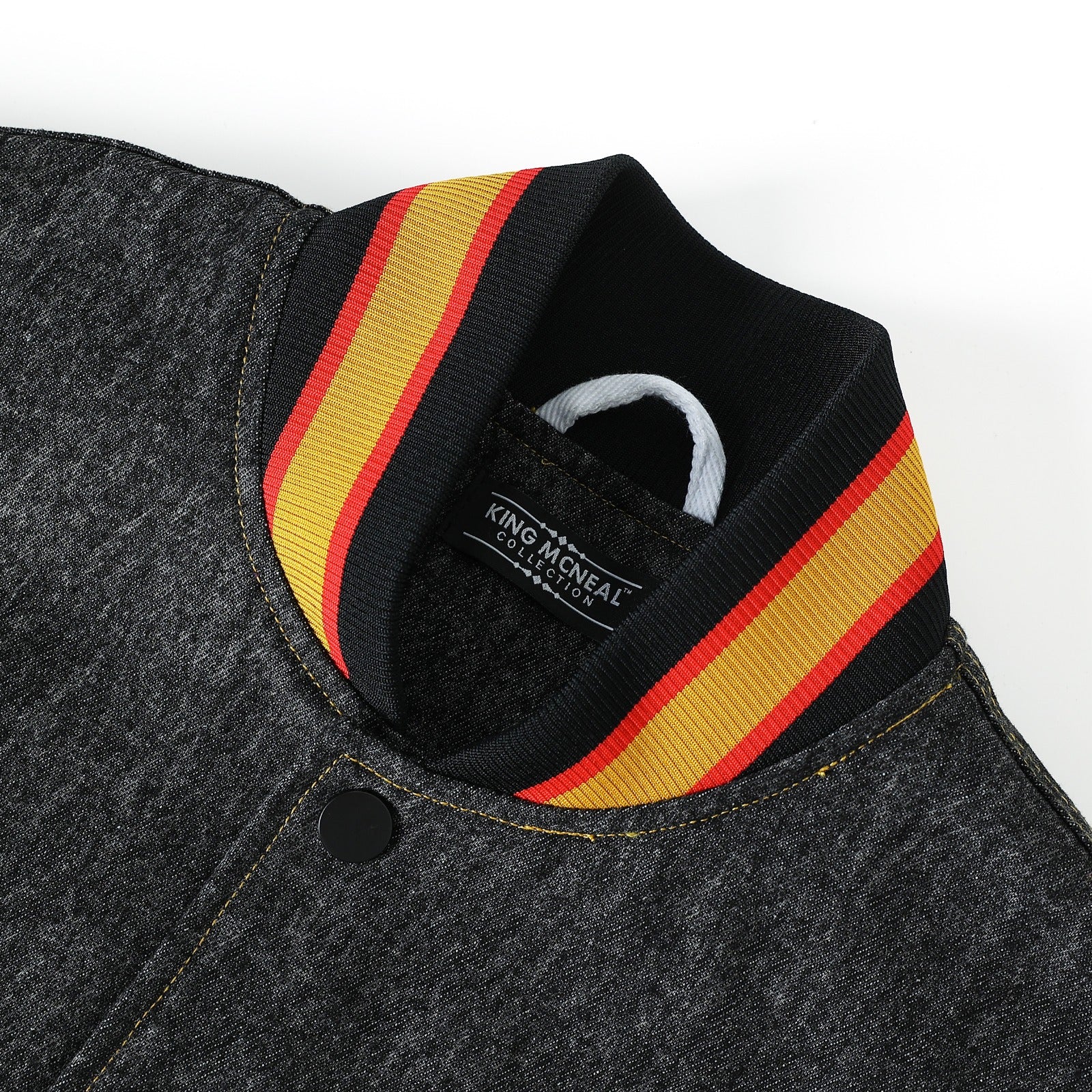 Grambling State Black Denim Bomber Jacket