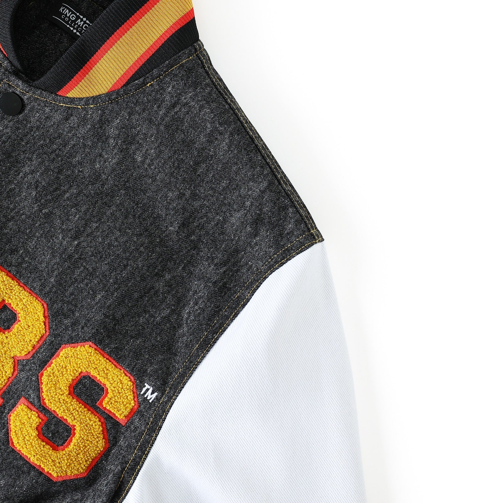 Grambling State Black Denim Bomber Jacket