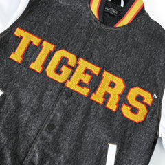 Grambling State Black Denim Bomber Jacket