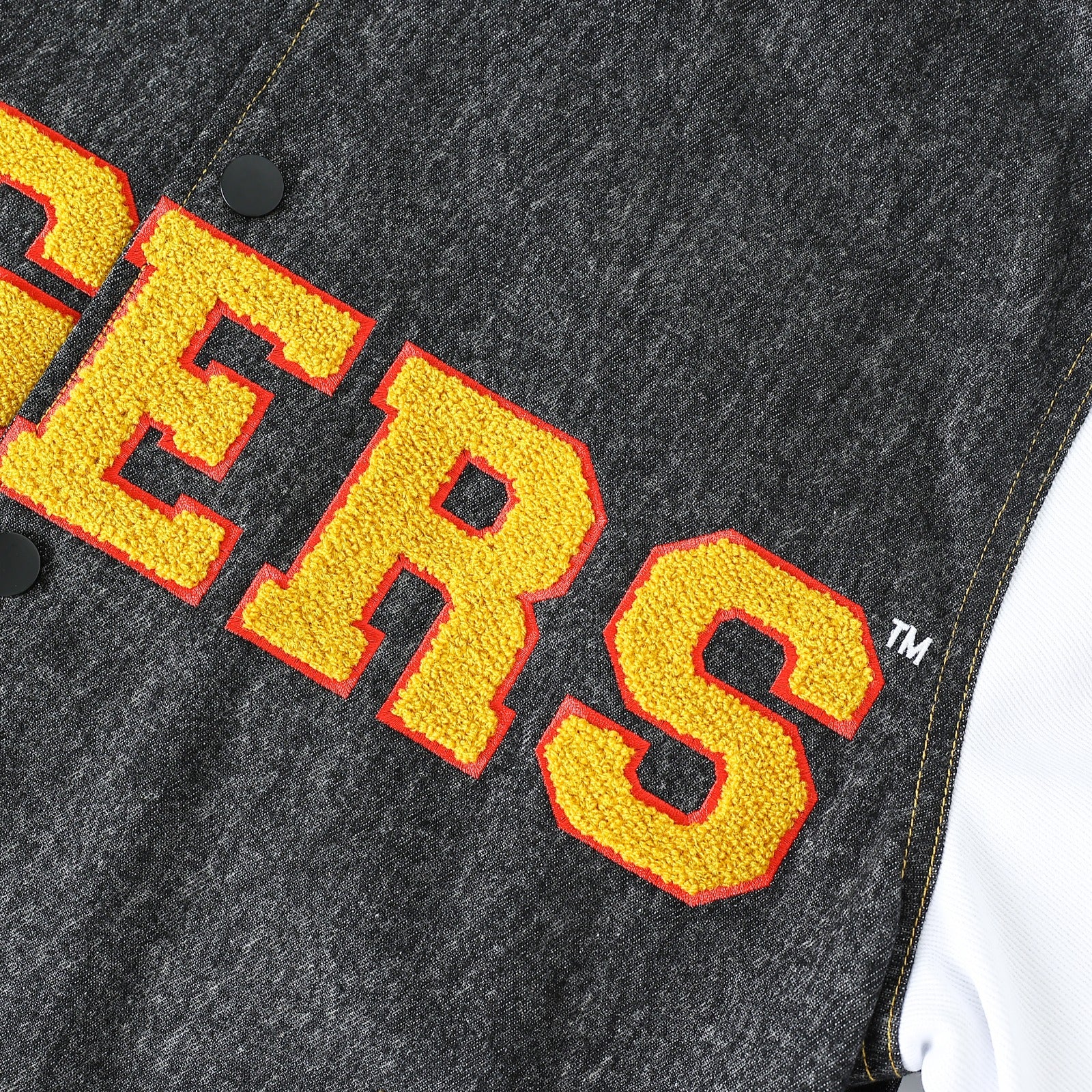 Grambling State Black Denim Bomber Jacket