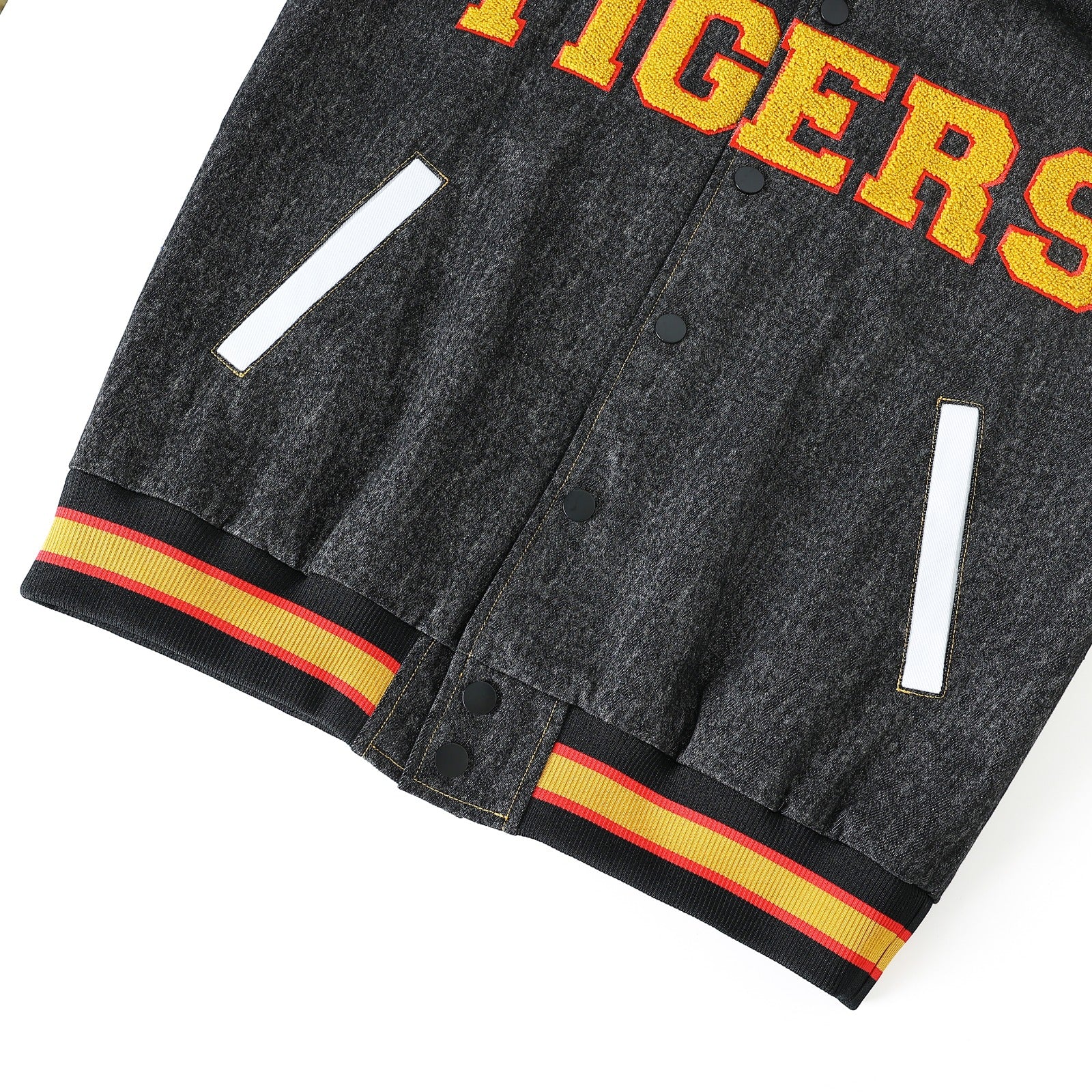 Grambling State Black Denim Bomber Jacket