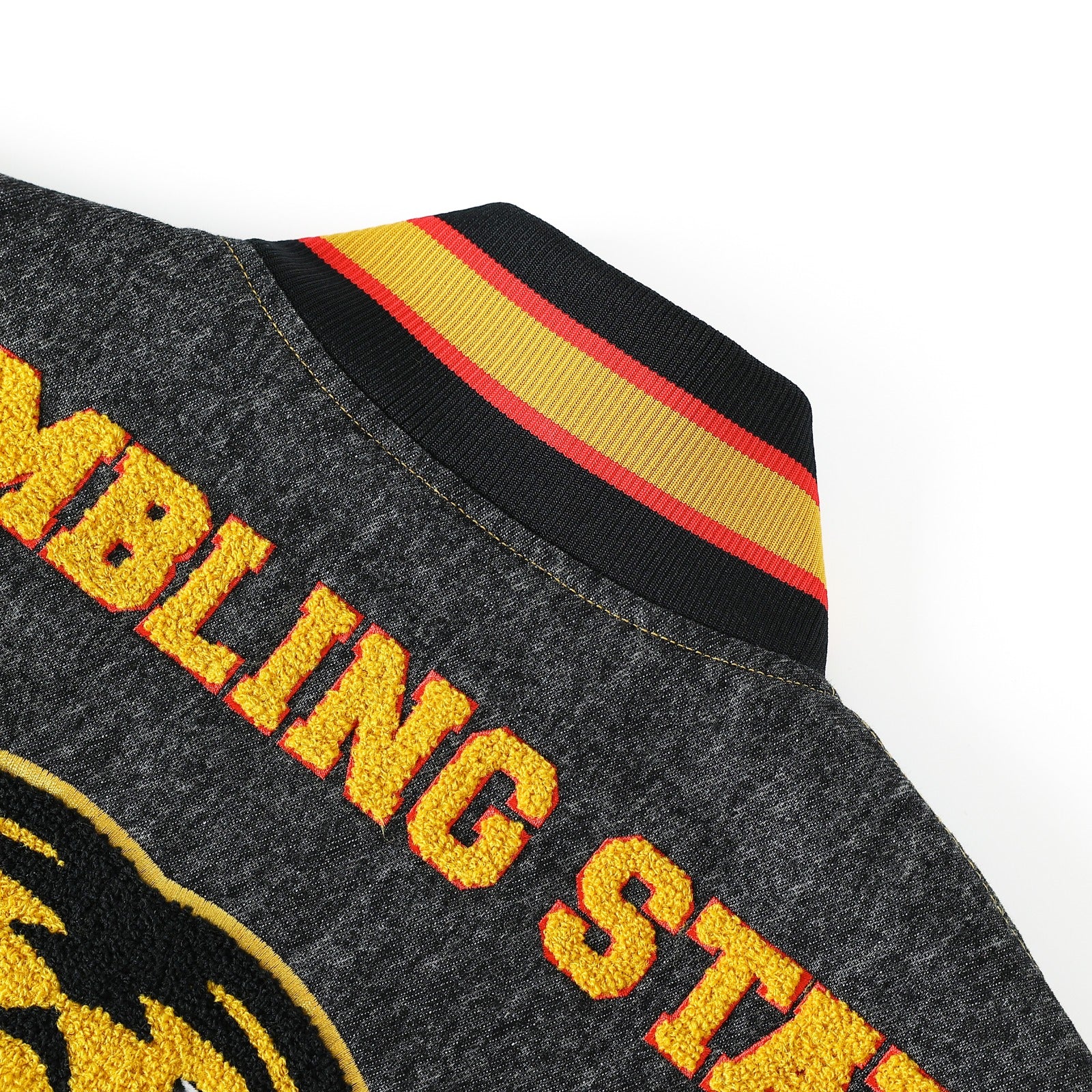 Grambling State Black Denim Bomber Jacket