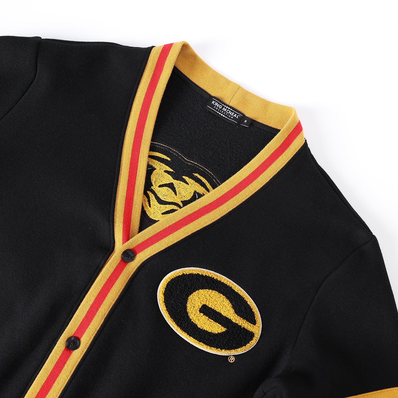 Grambling Black Fleece Cardigan