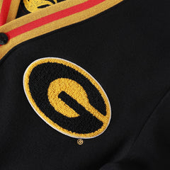 Grambling Black Fleece Cardigan
