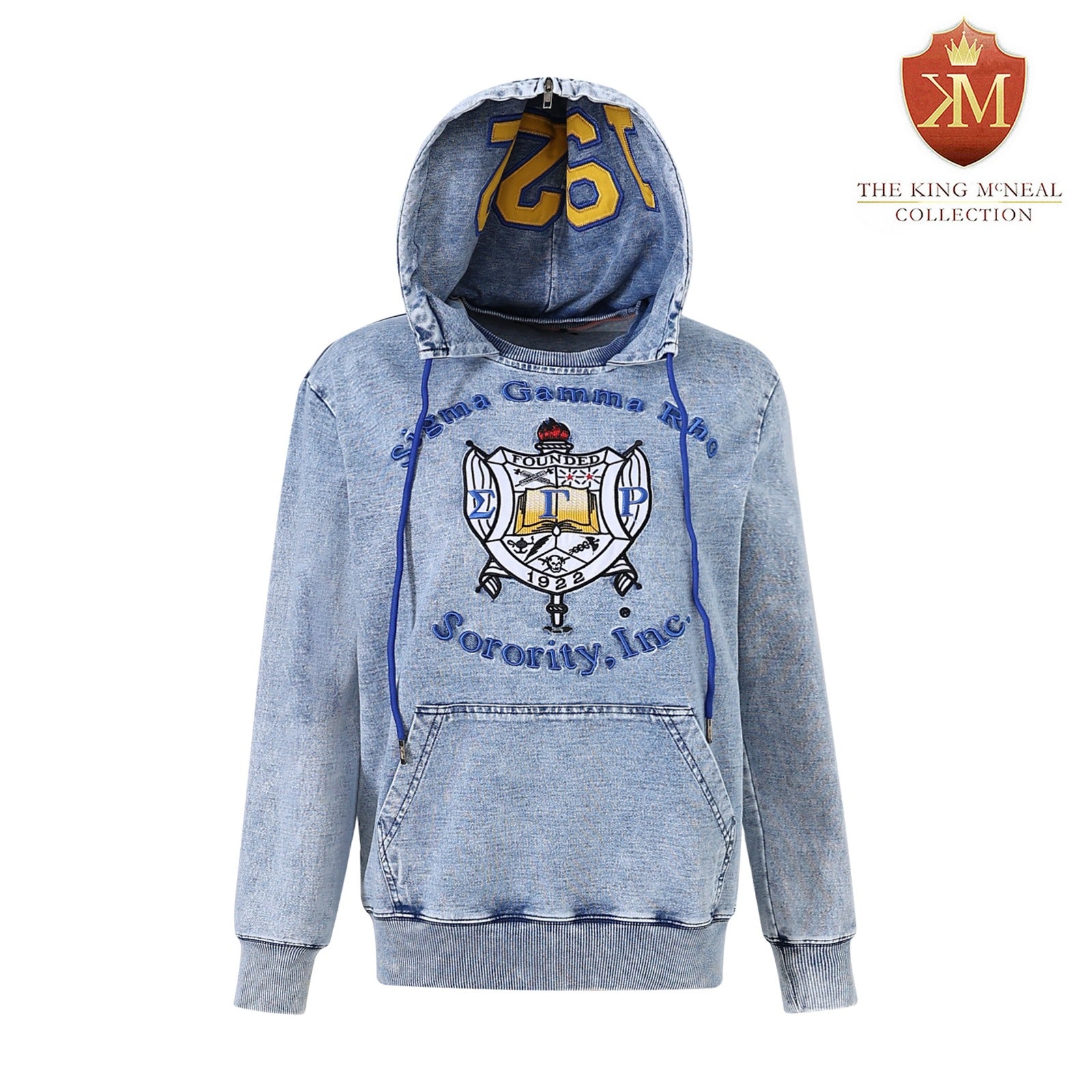 SGRHO Blue Denim Prep Unisex Hoodie