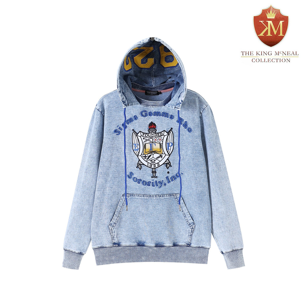 SGRHO Blue Denim Prep Unisex Hoodie