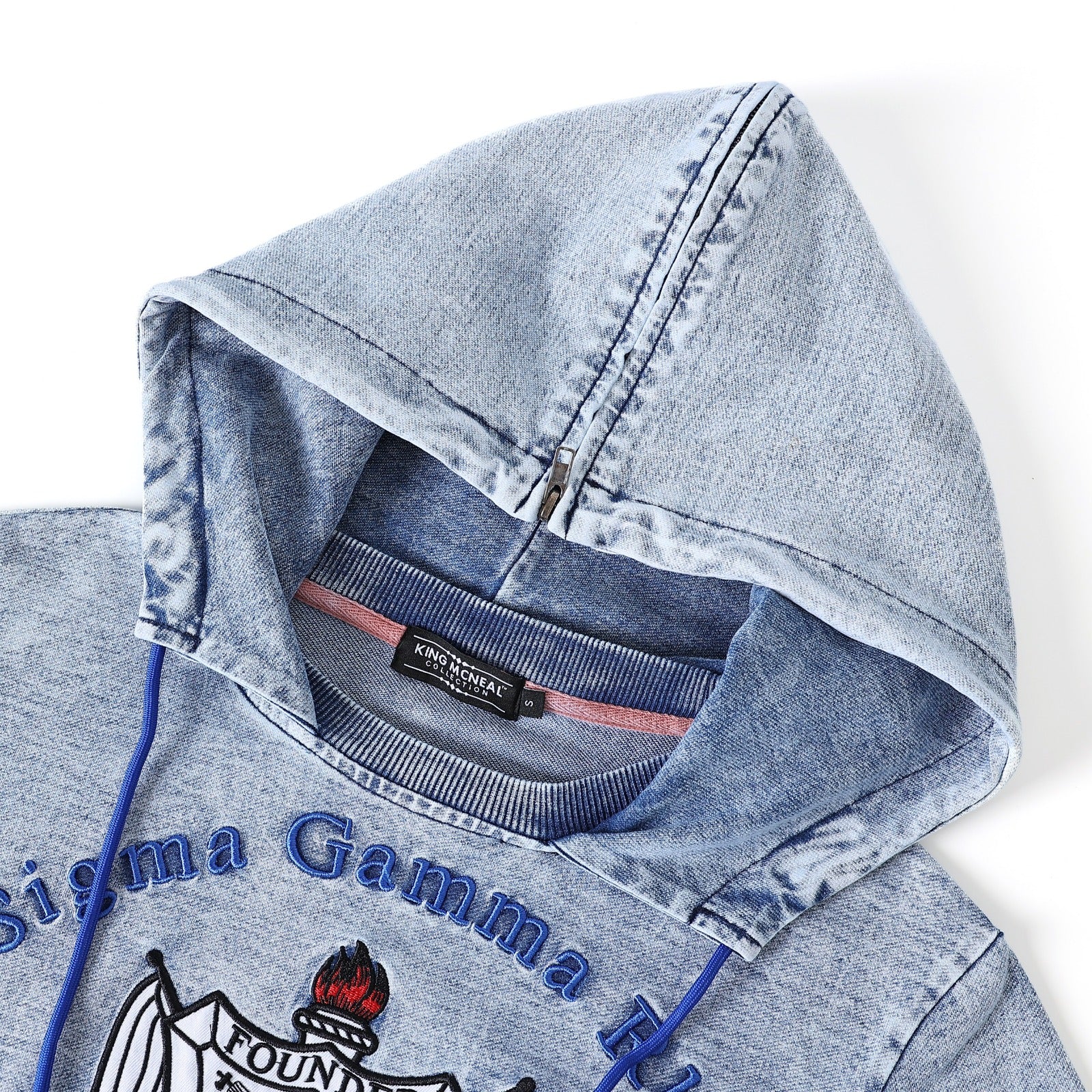 SGRHO Blue Denim Prep Unisex Hoodie