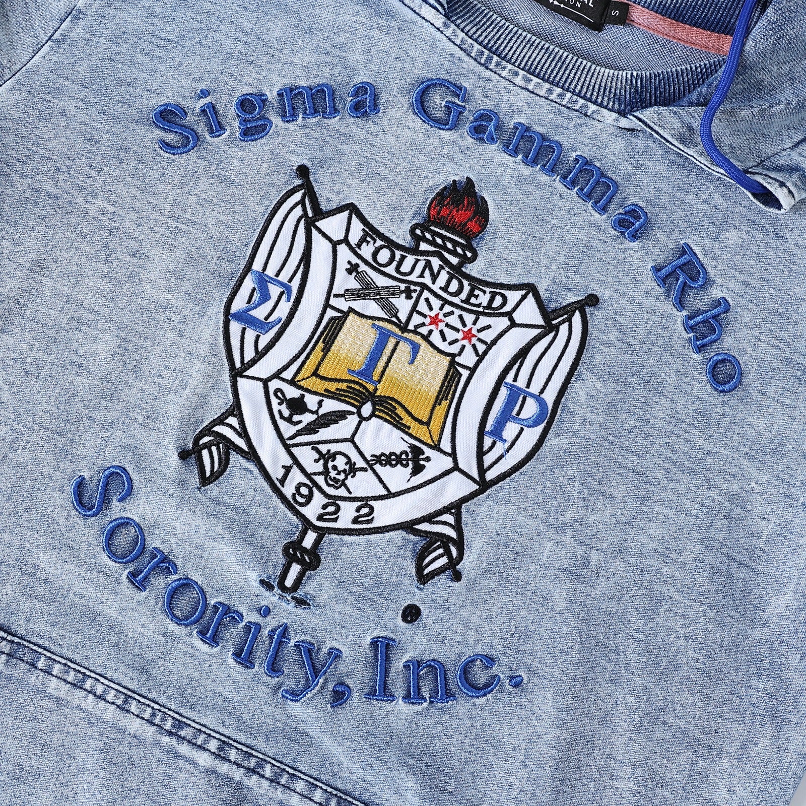 SGRHO Blue Denim Prep Unisex Hoodie