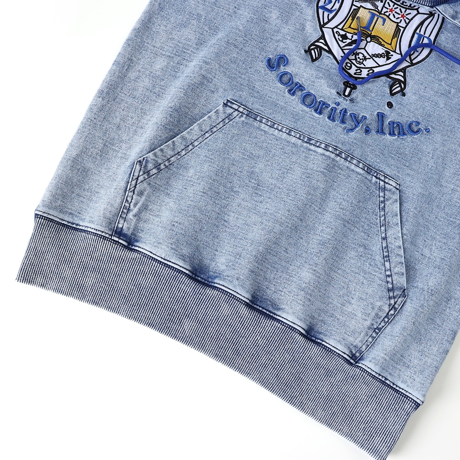 SGRHO Blue Denim Prep Unisex Hoodie