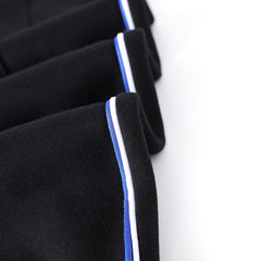 Black Pleated Fleece Pants (Unisex)