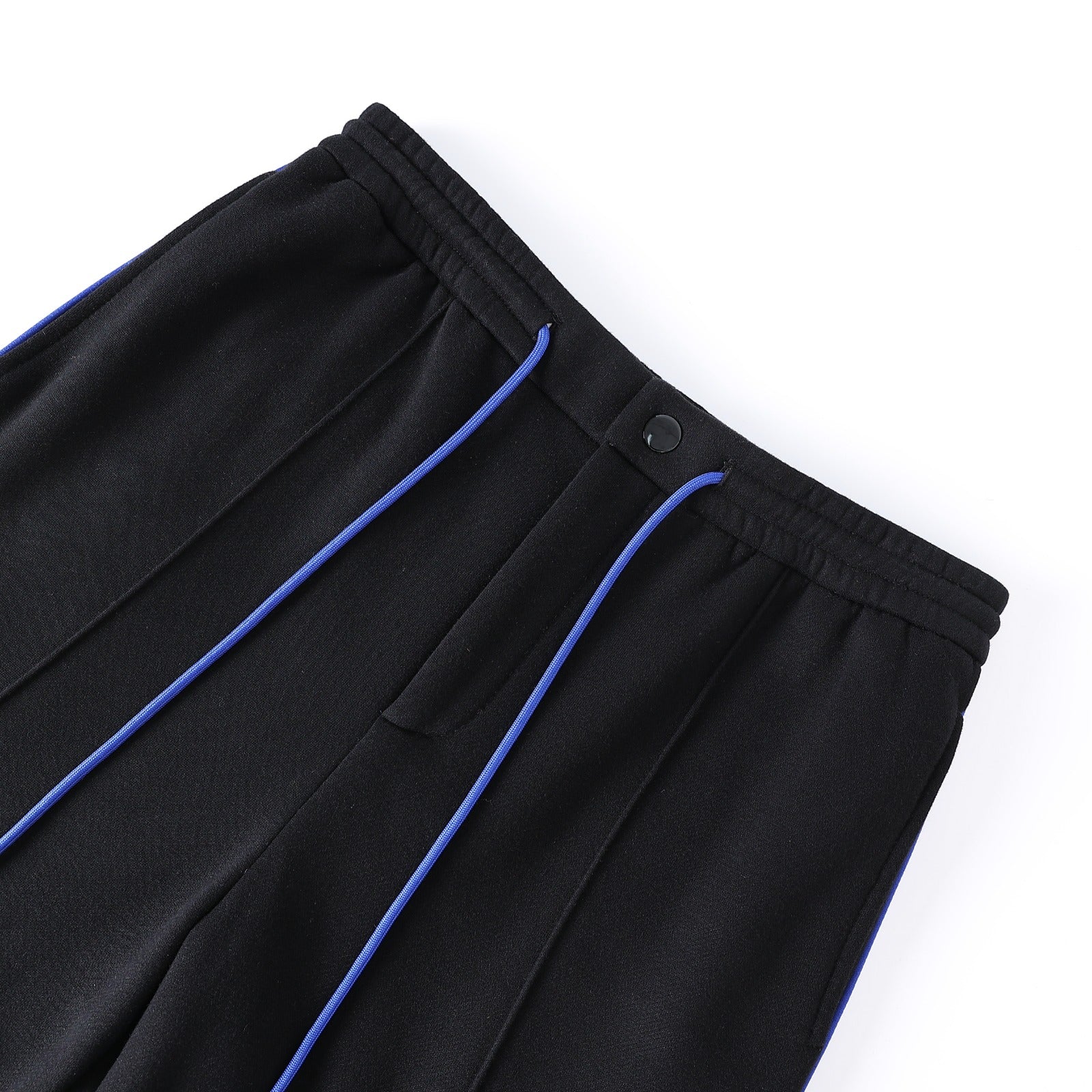 Black Pleated Fleece Pants (Unisex)
