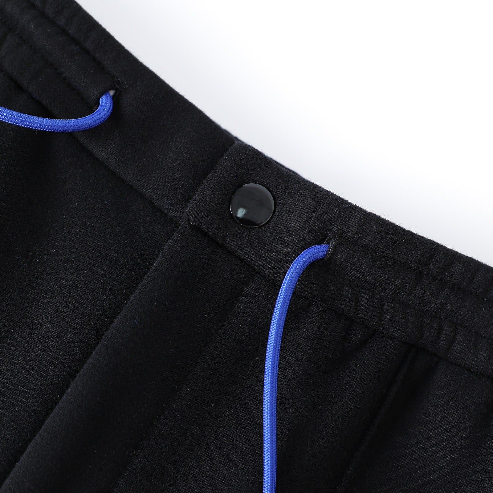 Black Pleated Fleece Pants (Unisex)