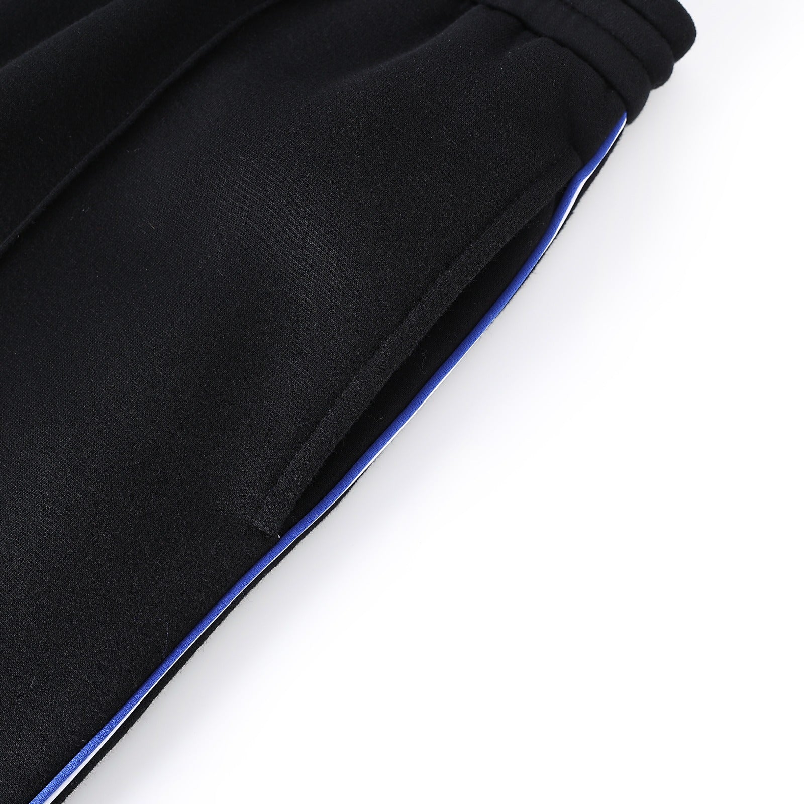 Black Pleated Fleece Pants (Unisex)
