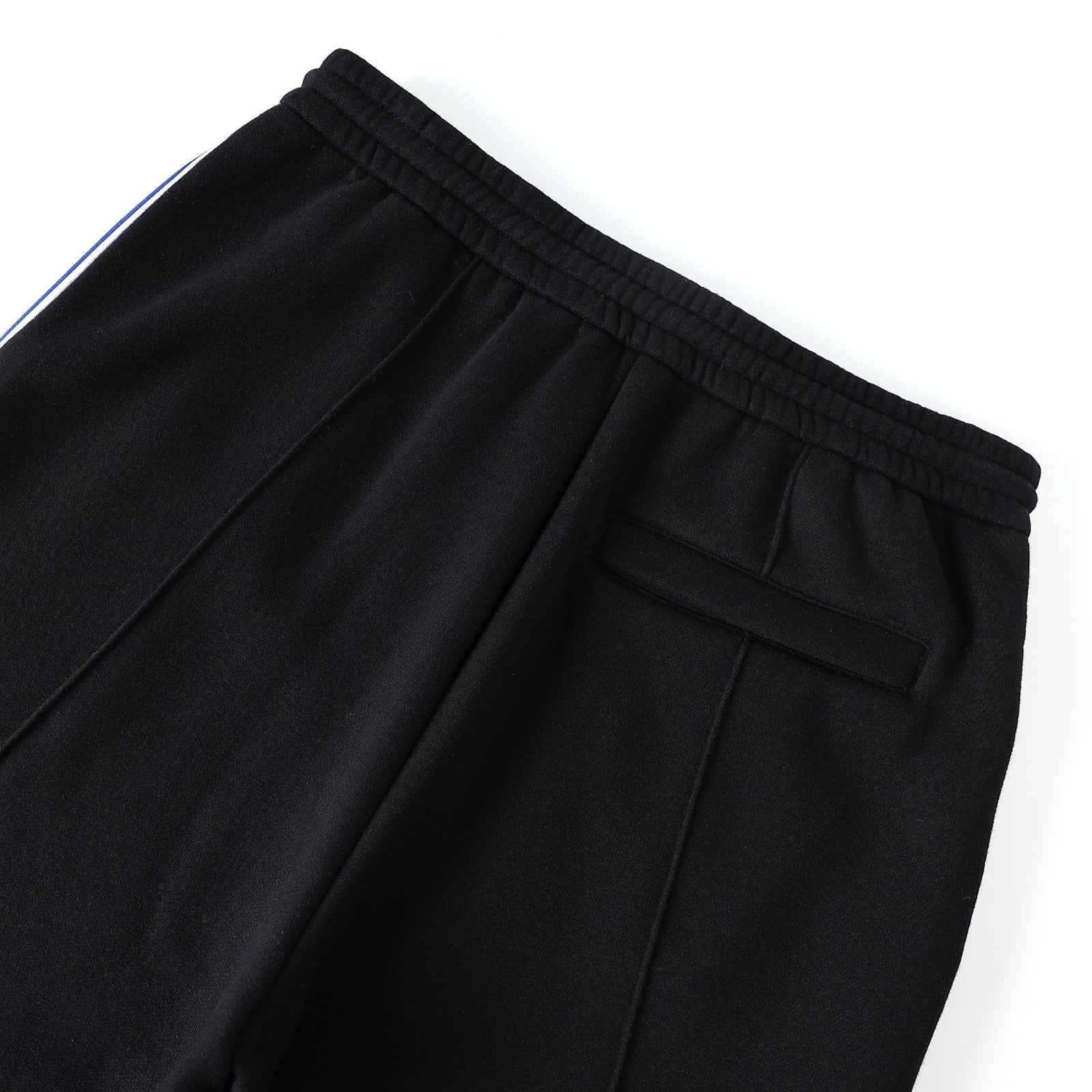 Black Pleated Fleece Pants (Unisex)