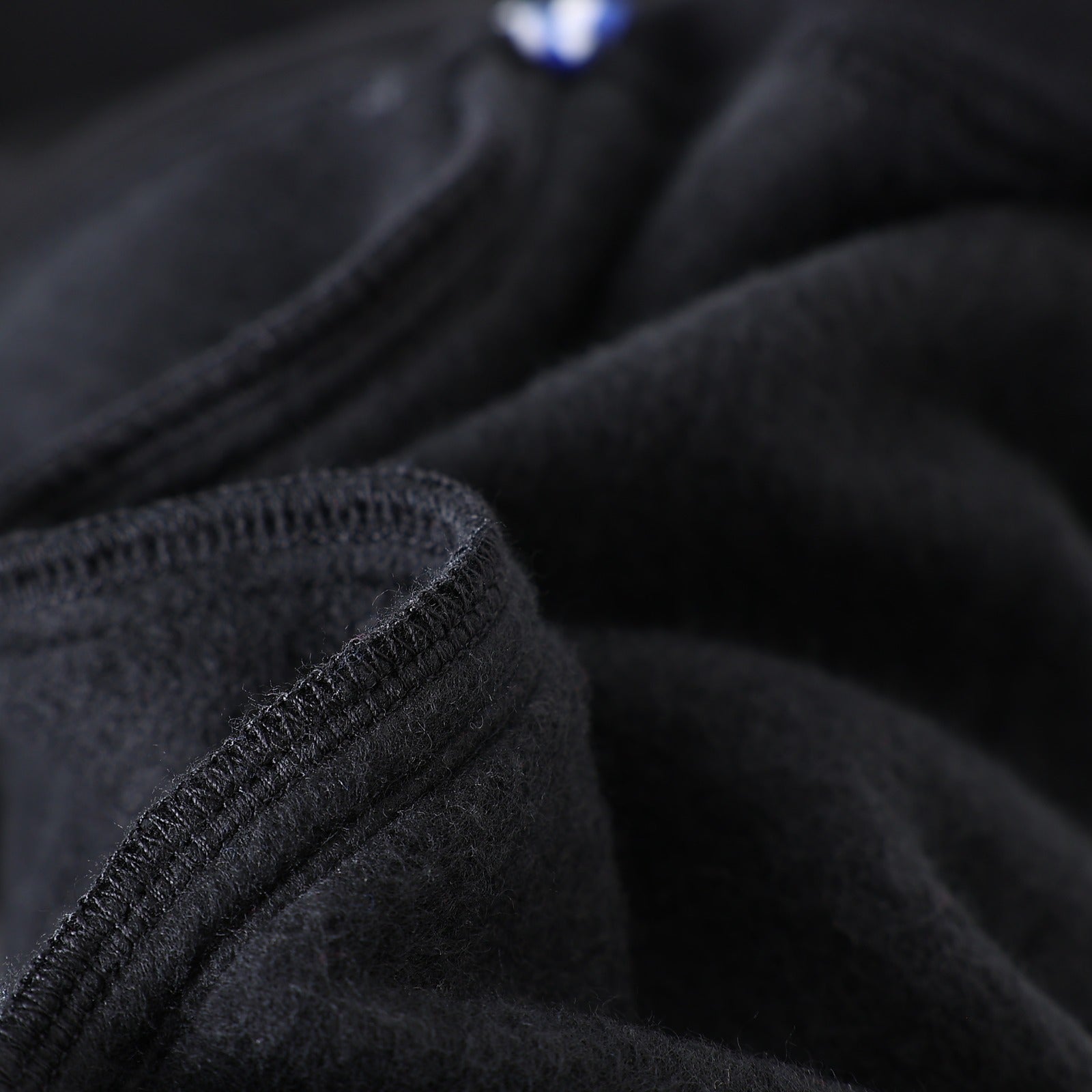 Black Pleated Fleece Pants (Unisex)