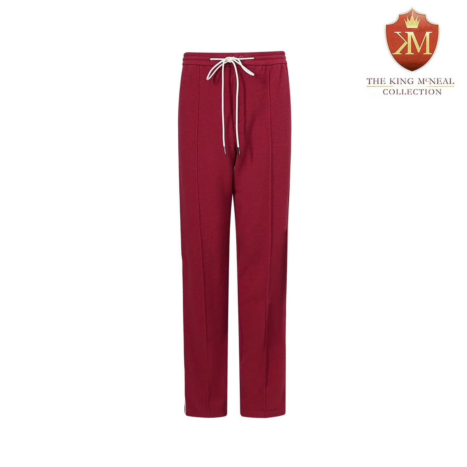 Crimson Pleated Fleece Pants (Unisex)