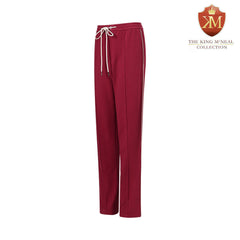 Crimson Pleated Fleece Pants (Unisex)