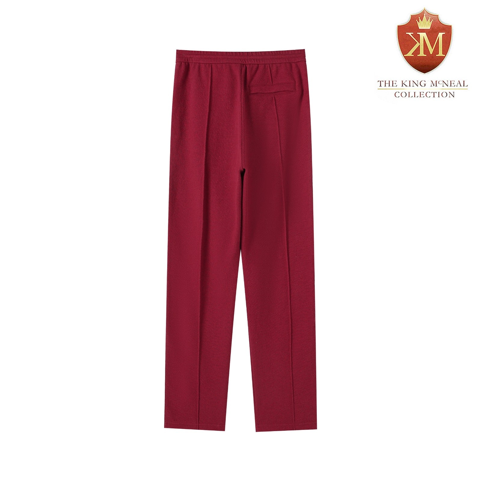 Crimson Pleated Fleece Pants (Unisex)