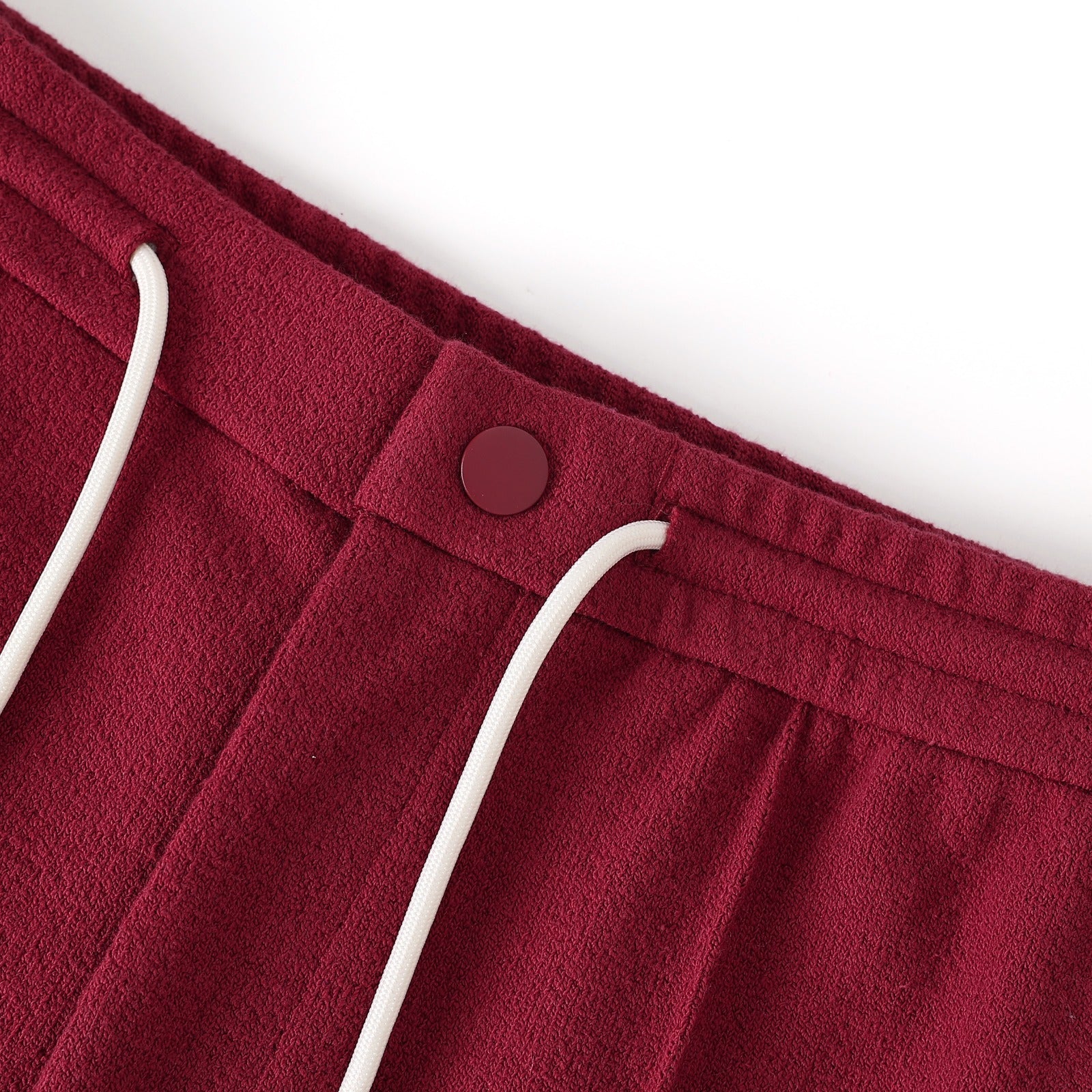 Crimson Pleated Fleece Pants (Unisex)