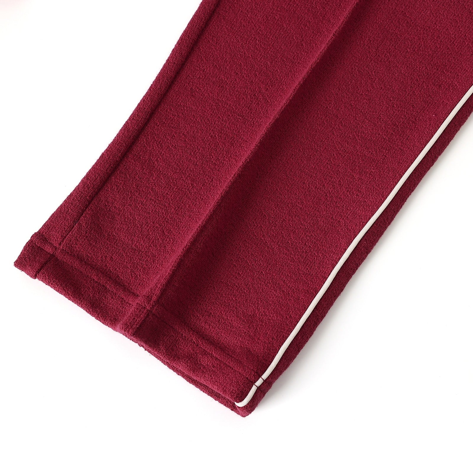 Crimson Pleated Fleece Pants (Unisex)