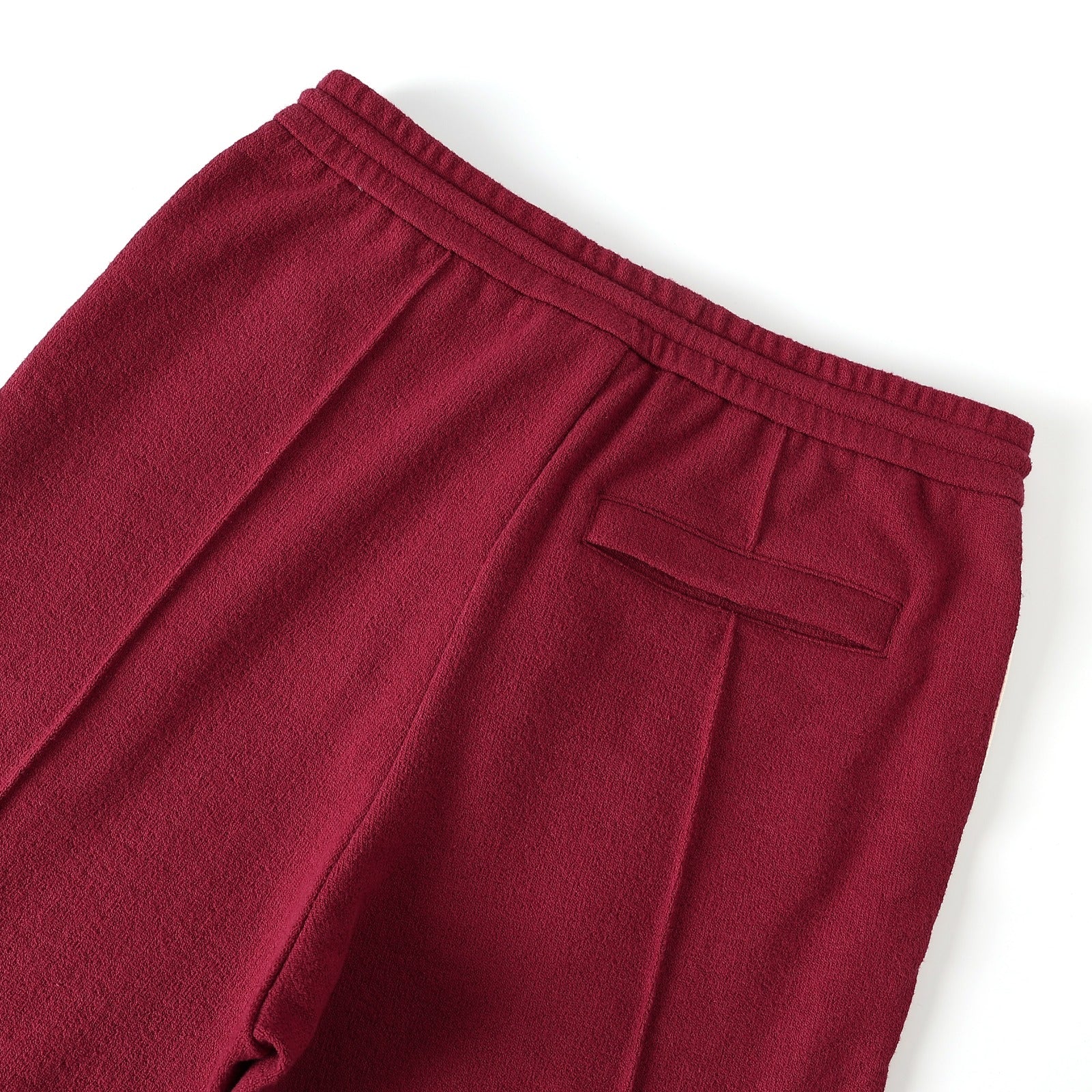 Crimson Pleated Fleece Pants (Unisex)