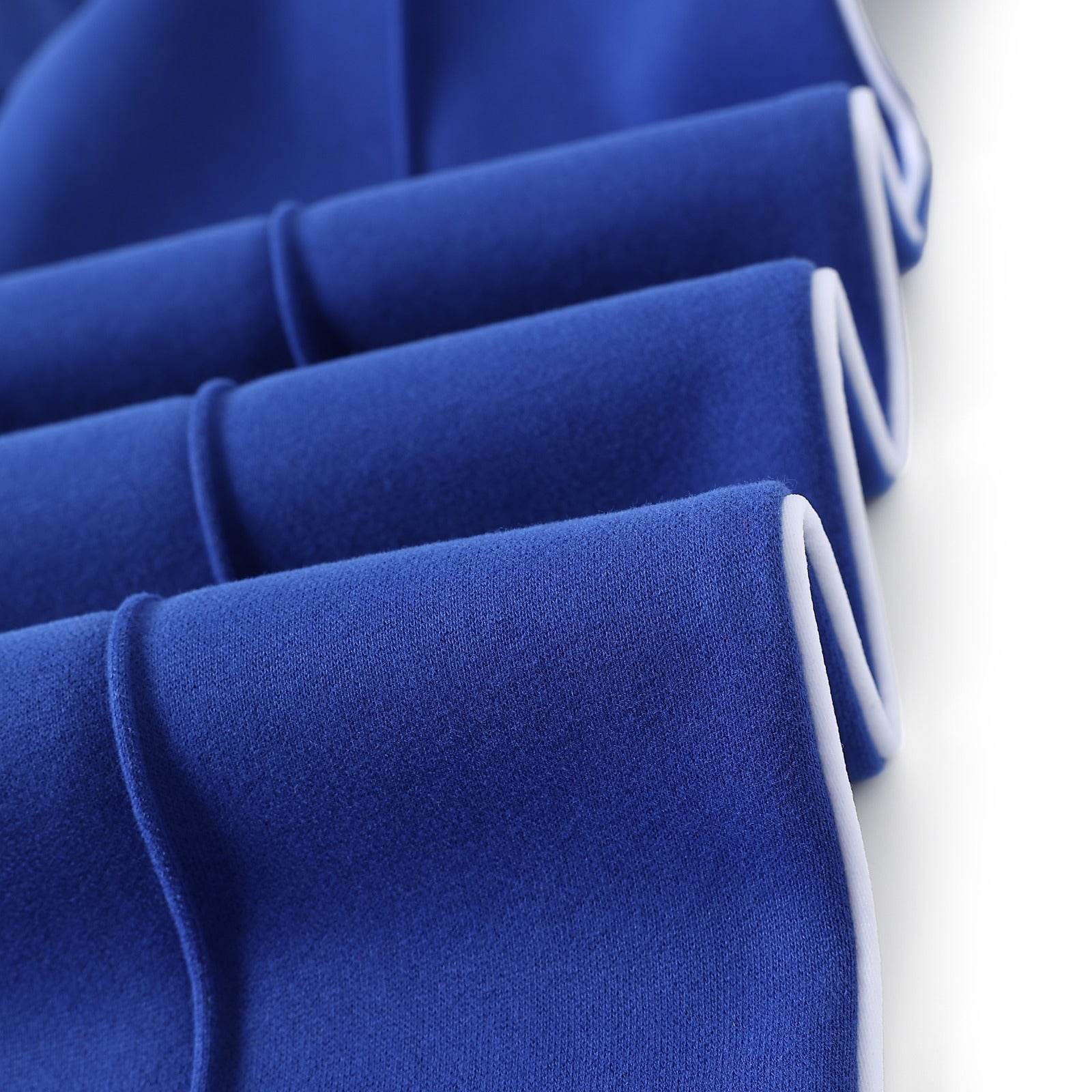 Blue Pleated Fleece Pants (Unisex)