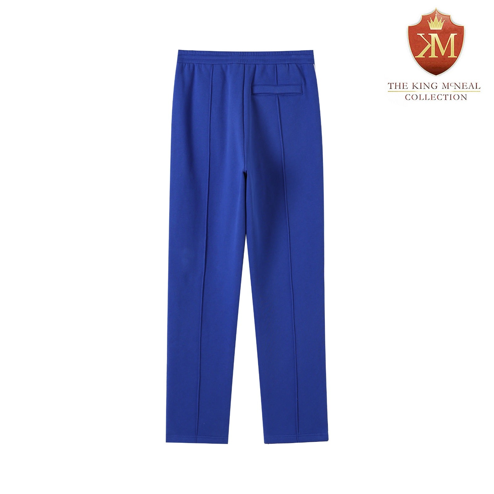 Blue Pleated Fleece Pants (Unisex)