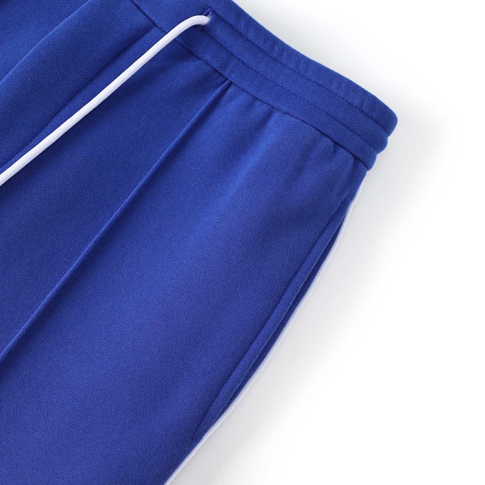 Blue Pleated Fleece Pants (Unisex)