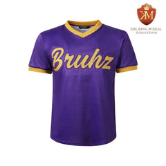 Omega Purple Bruhz Pullover Baseball Jersey