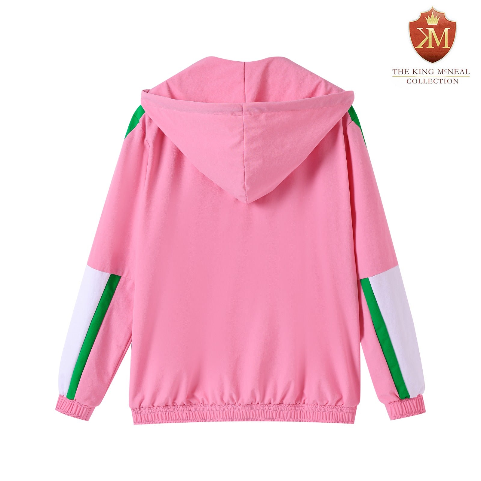 AKA Pink Windbreaker Tech Pullover