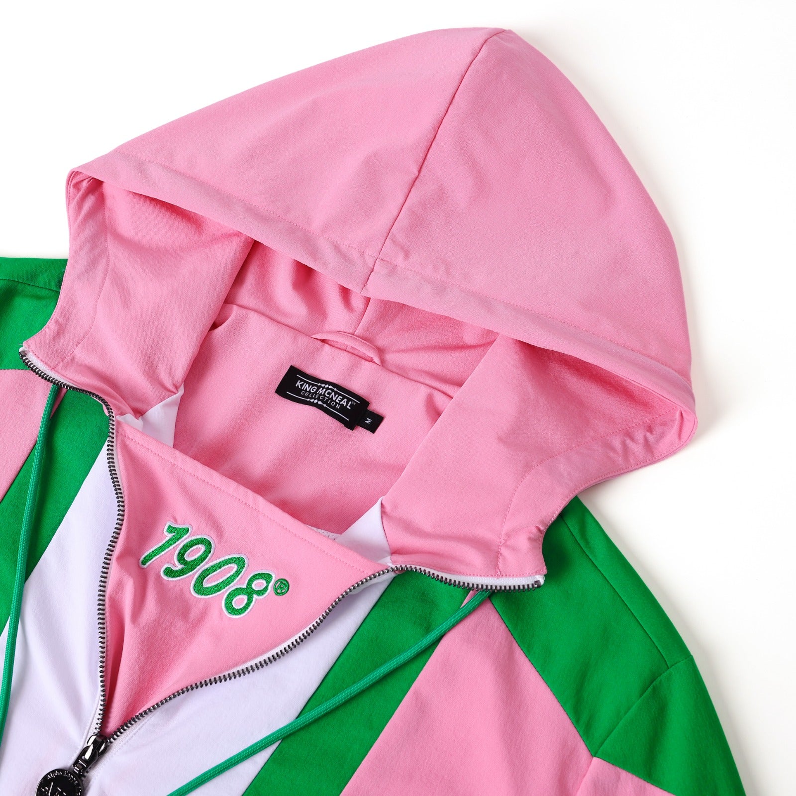 AKA Pink Windbreaker Tech Pullover