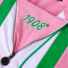 AKA Pink Windbreaker Tech Pullover
