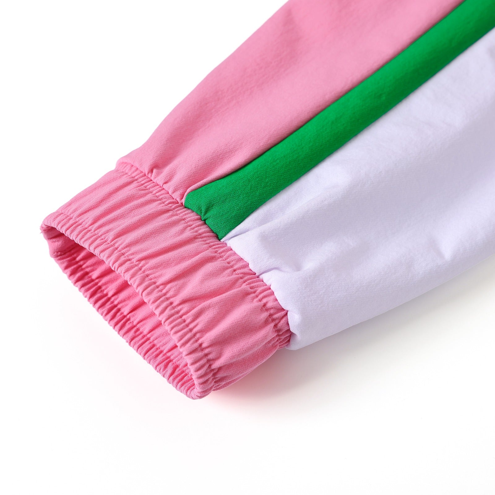 AKA Pink Windbreaker Tech Pullover