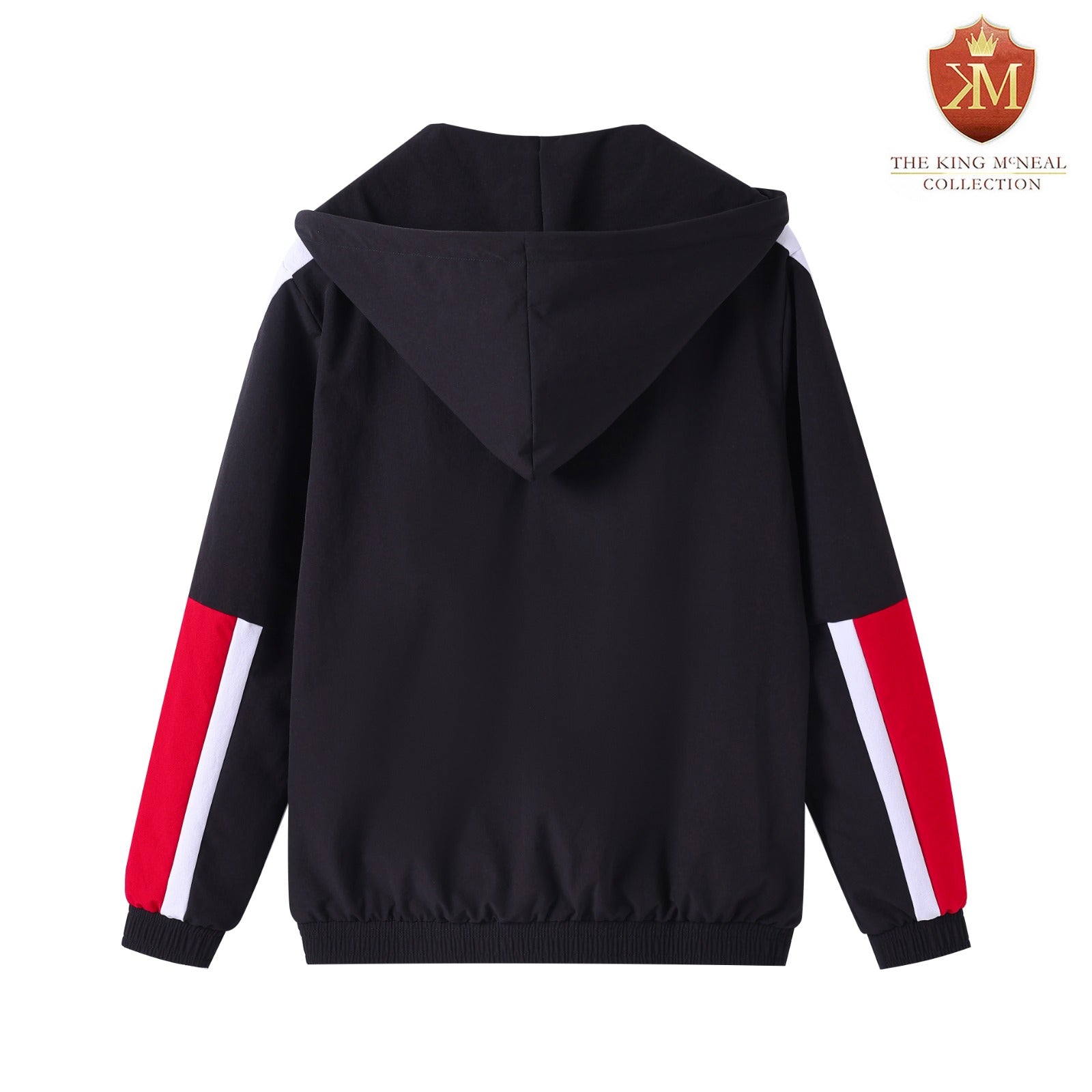 Delta Black Windbreaker Tech Pullover (Unisex)