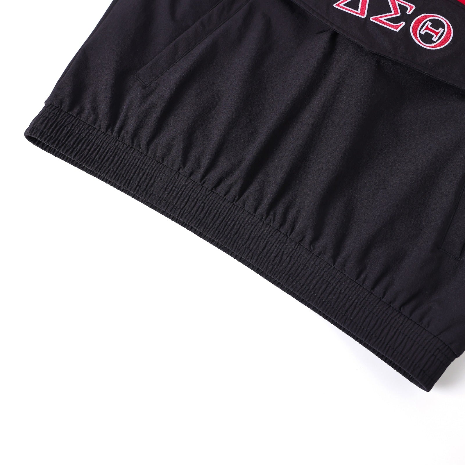 Delta Black Windbreaker Tech Pullover (Unisex)