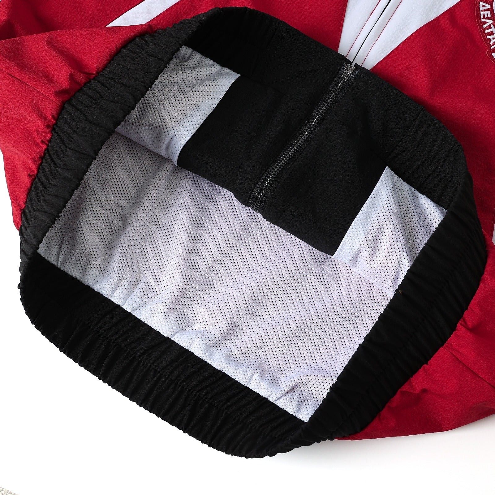Delta Black Full Zip Windbreaker Tech Jacket (Unisex)