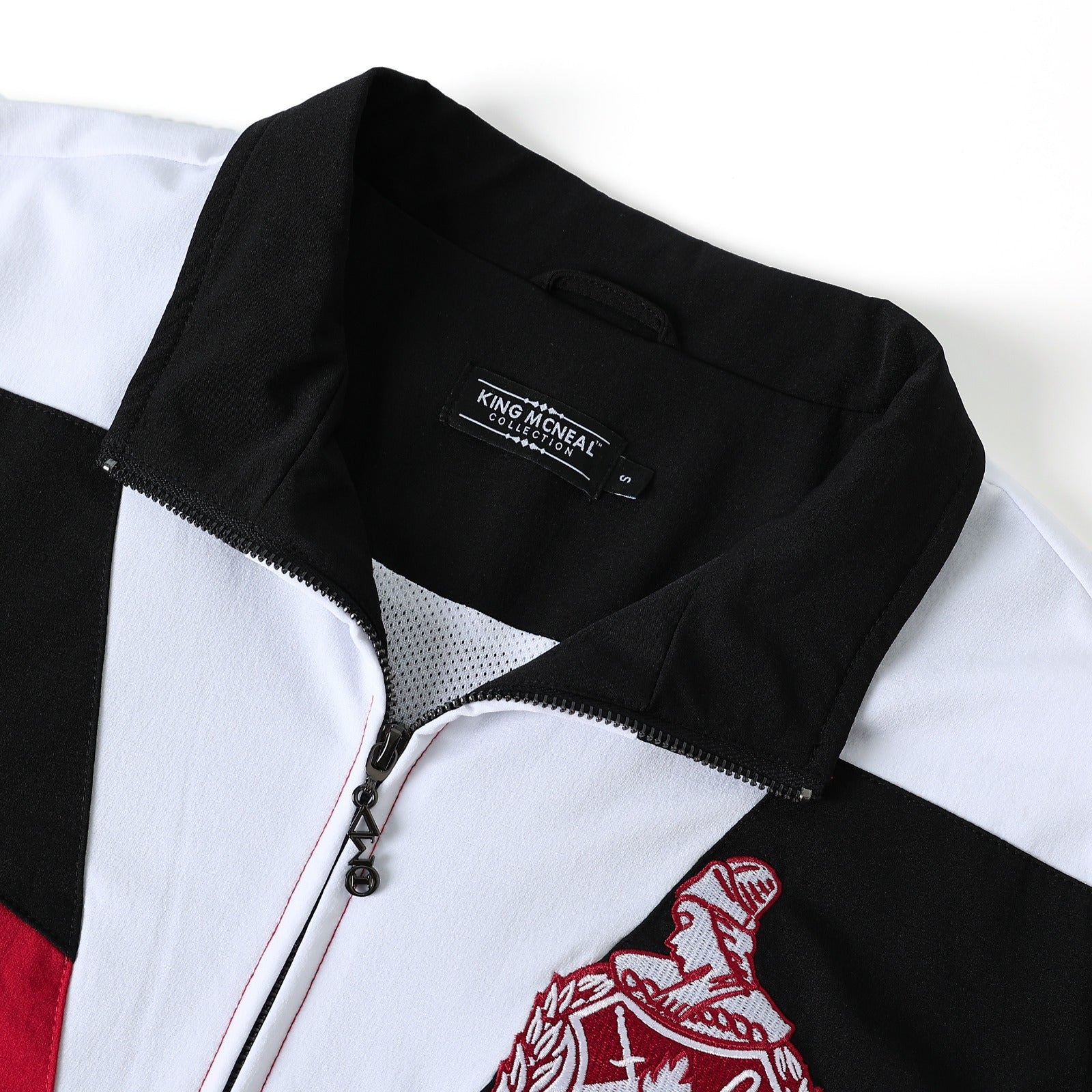 Delta Black Full Zip Windbreaker Tech Jacket (Unisex)