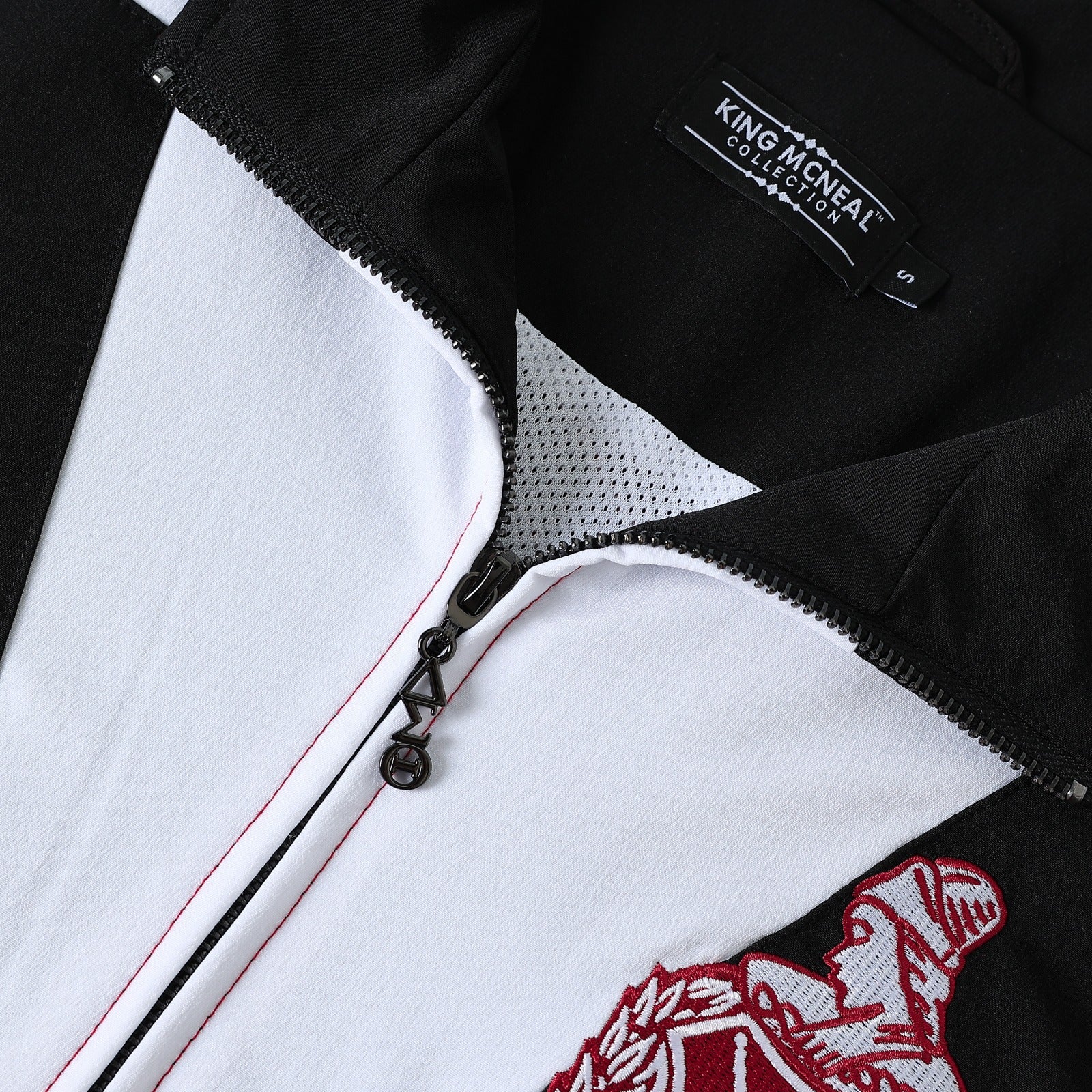 Delta Black Full Zip Windbreaker Tech Jacket (Unisex)