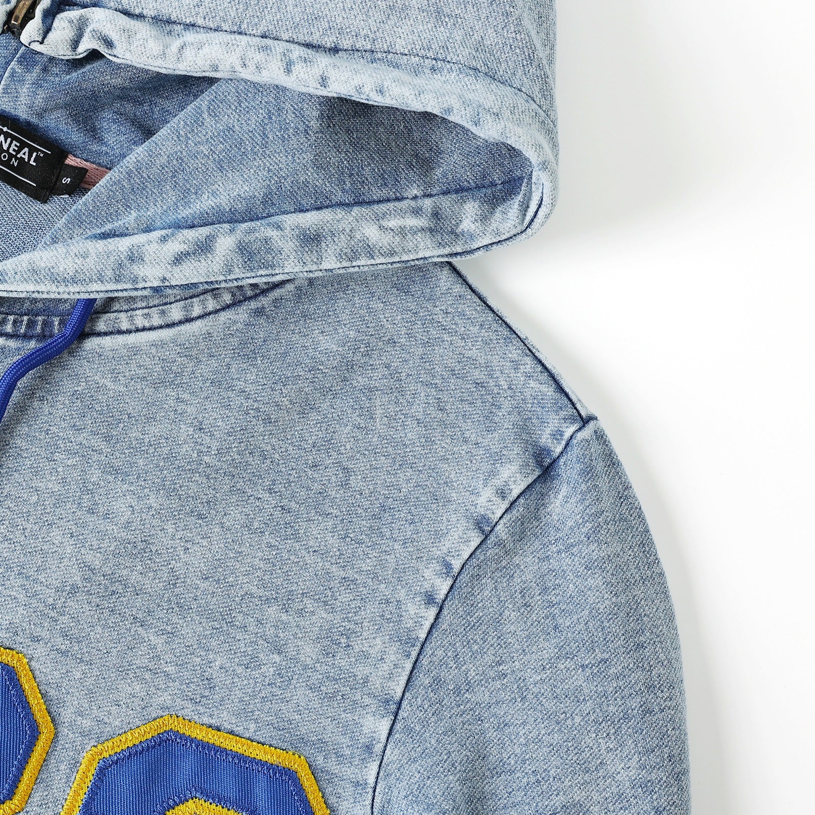 SGRHO Blue Denim Full Zip Prep Unisex Hoodie