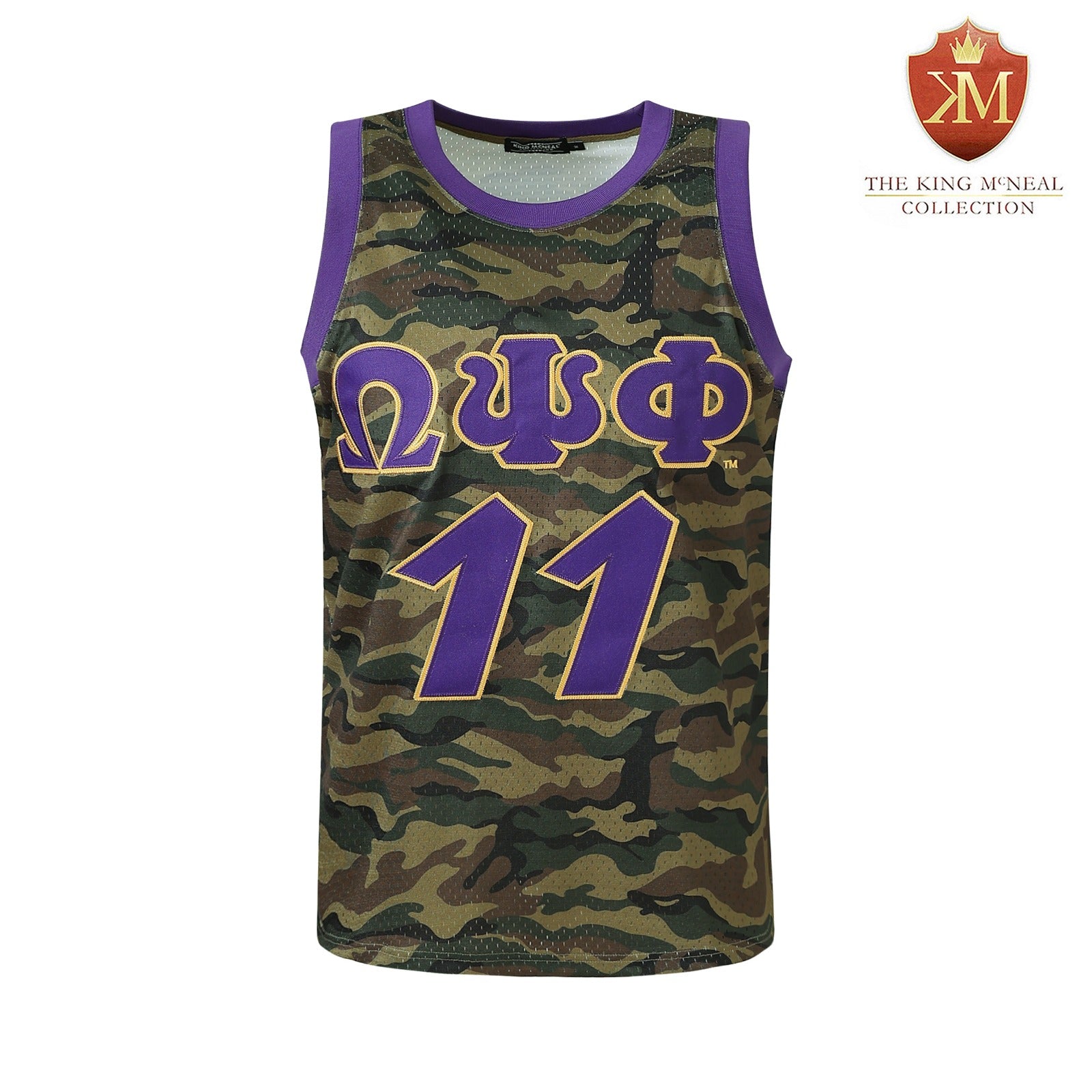 Omega Psi Phi Camo Basketball Jersey