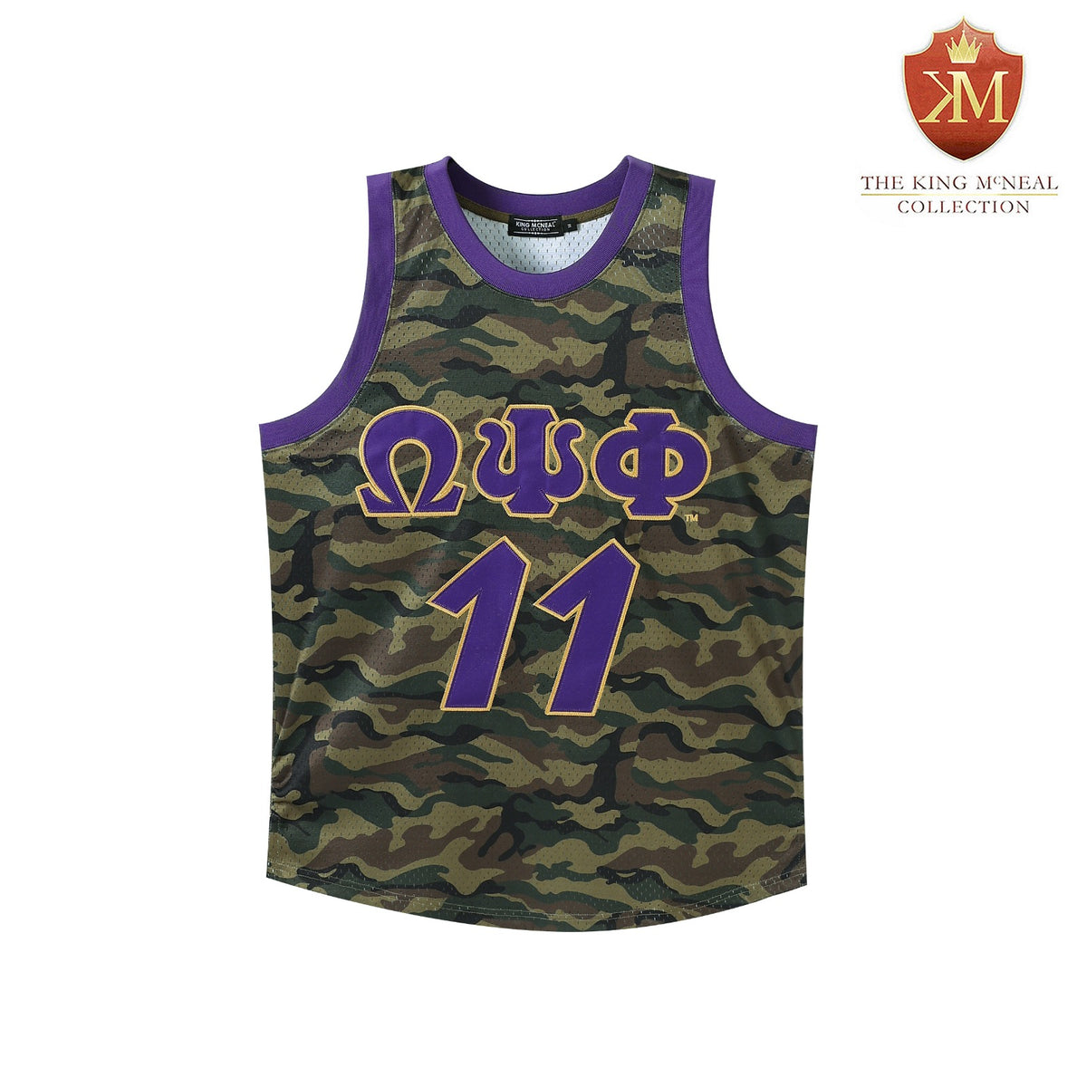 Omega Psi Phi Camo Basketball Jersey