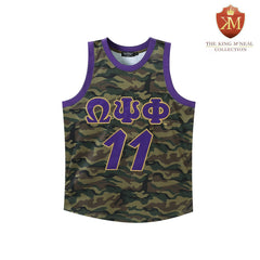 Omega Psi Phi Camo Basketball Jersey
