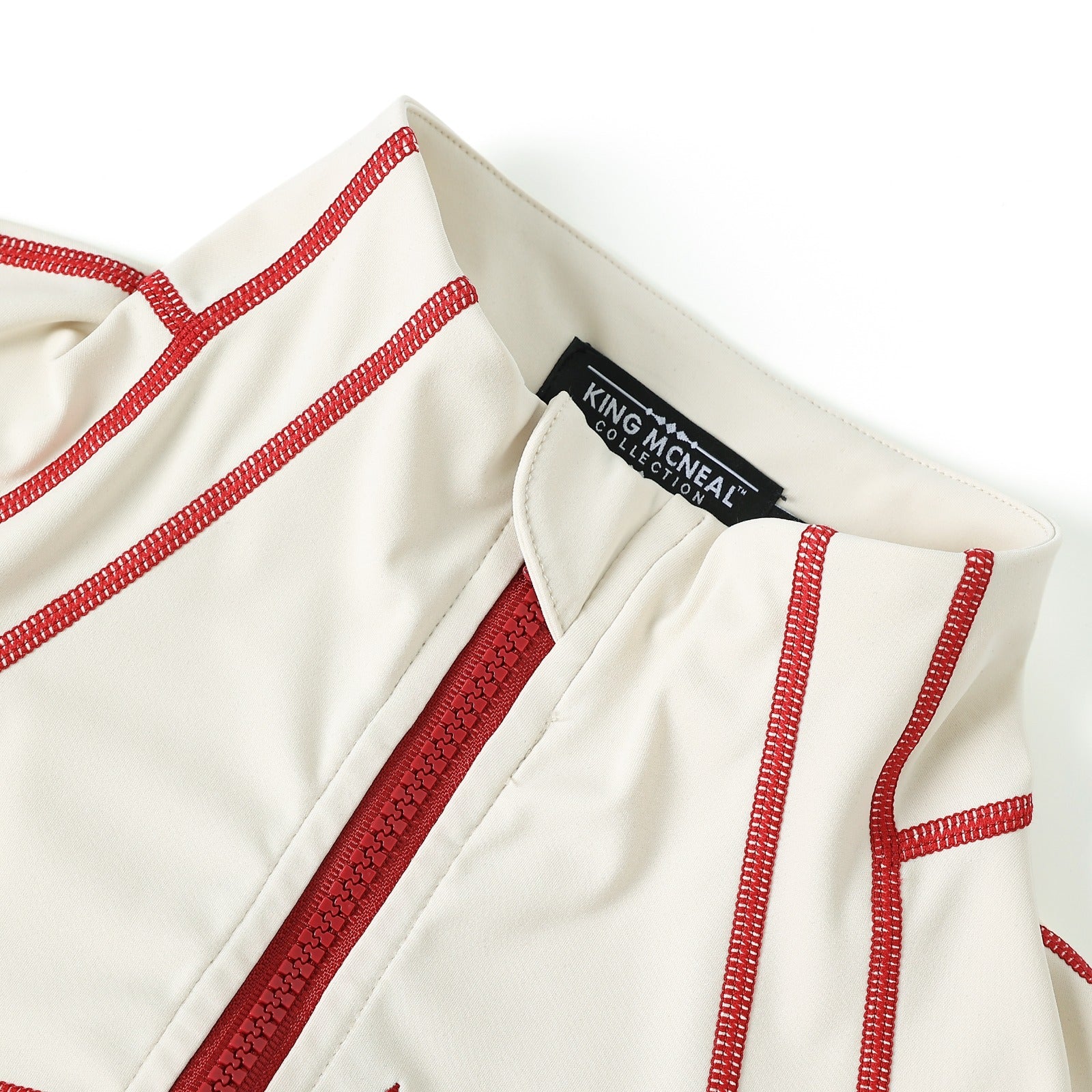 Delta Cream Full Zip Yoga Jacket