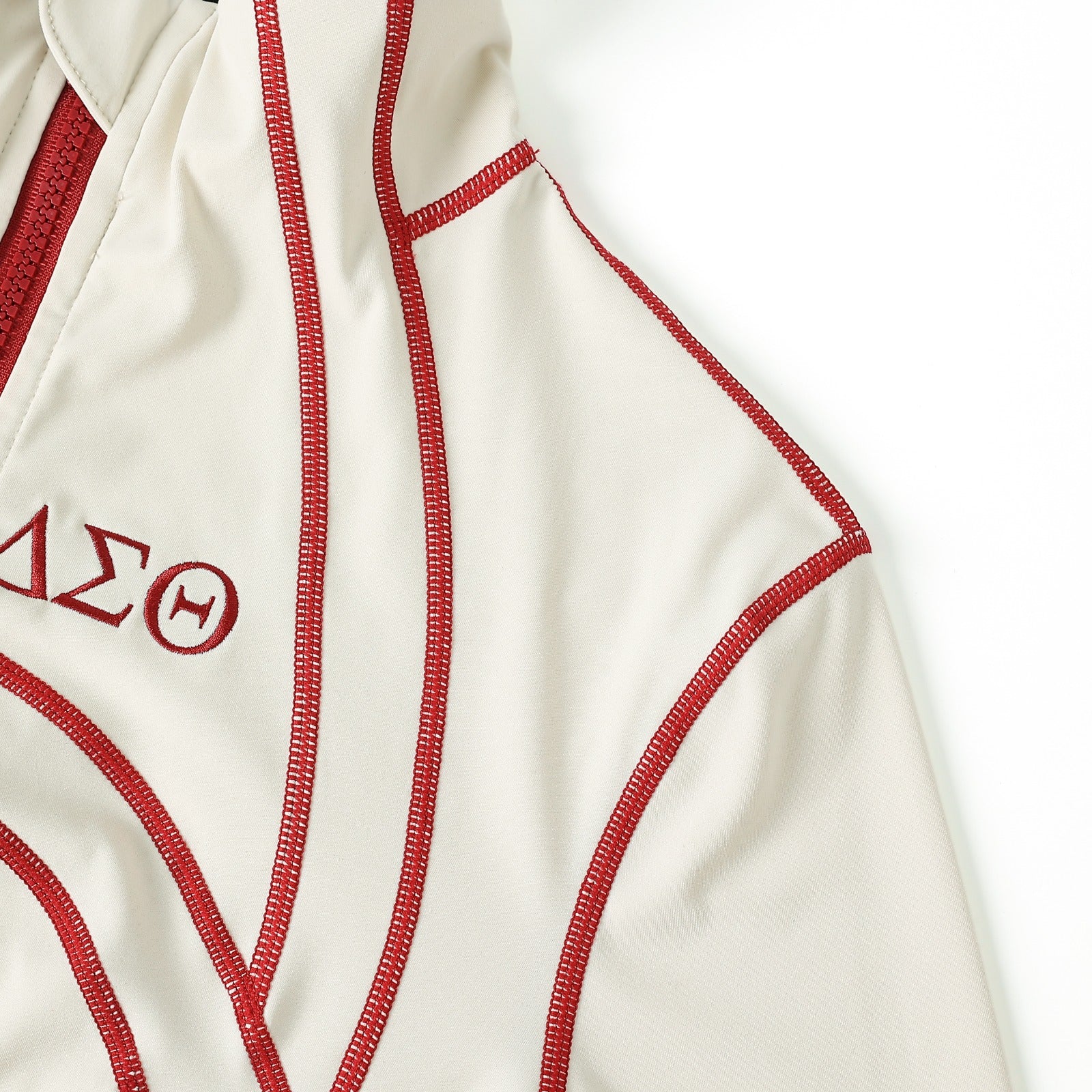 Delta Cream Full Zip Yoga Jacket