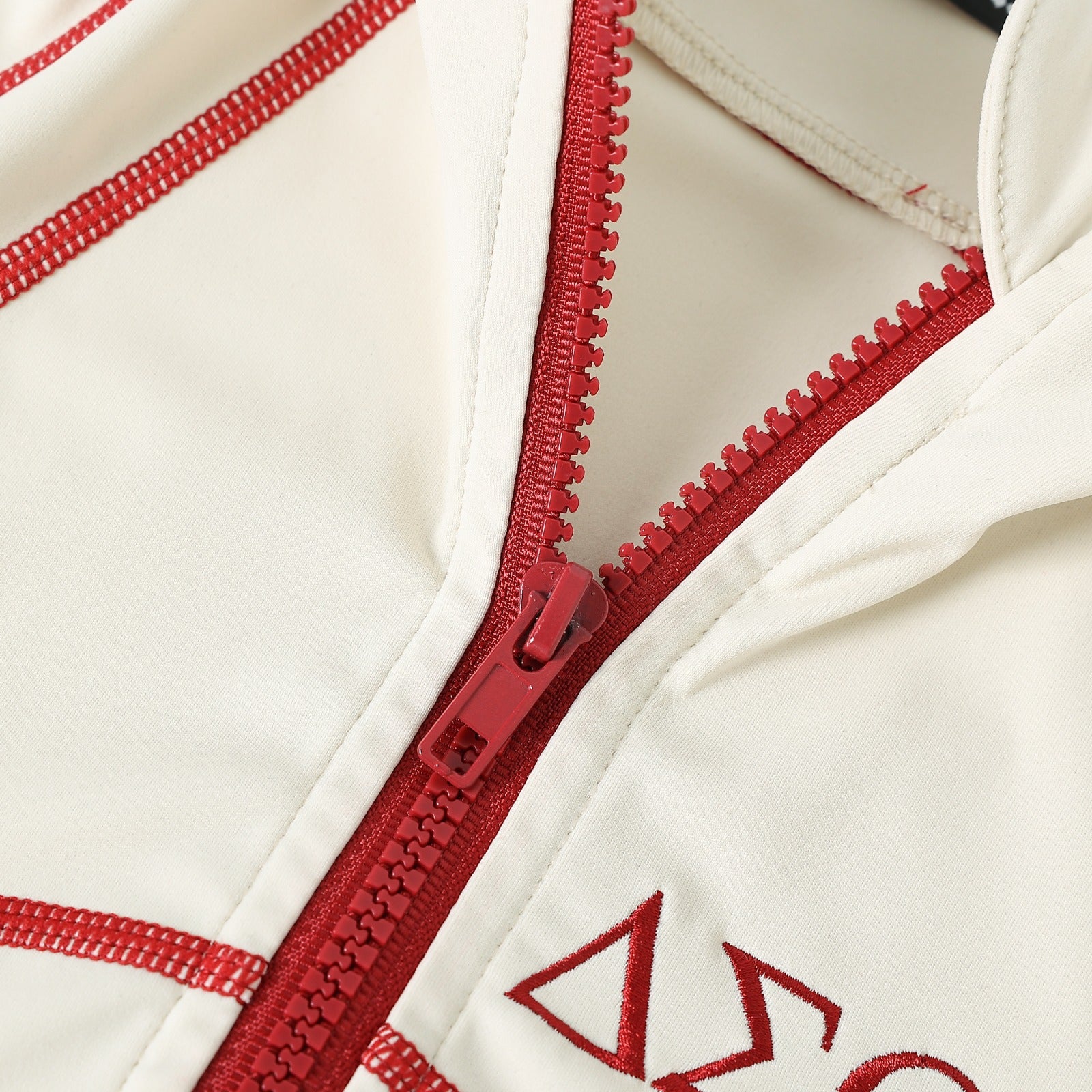 Delta Cream Full Zip Yoga Jacket