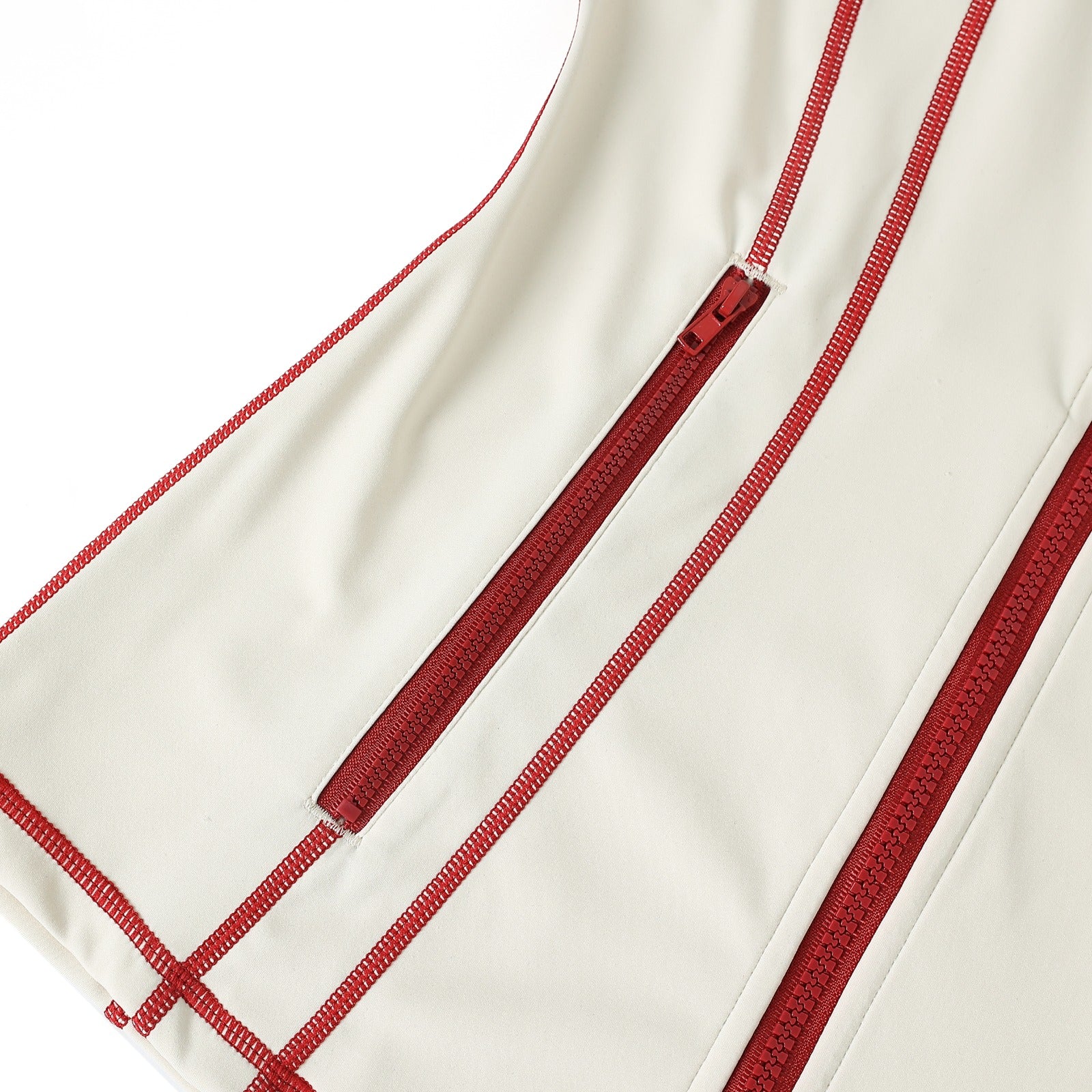 Delta Cream Full Zip Yoga Jacket