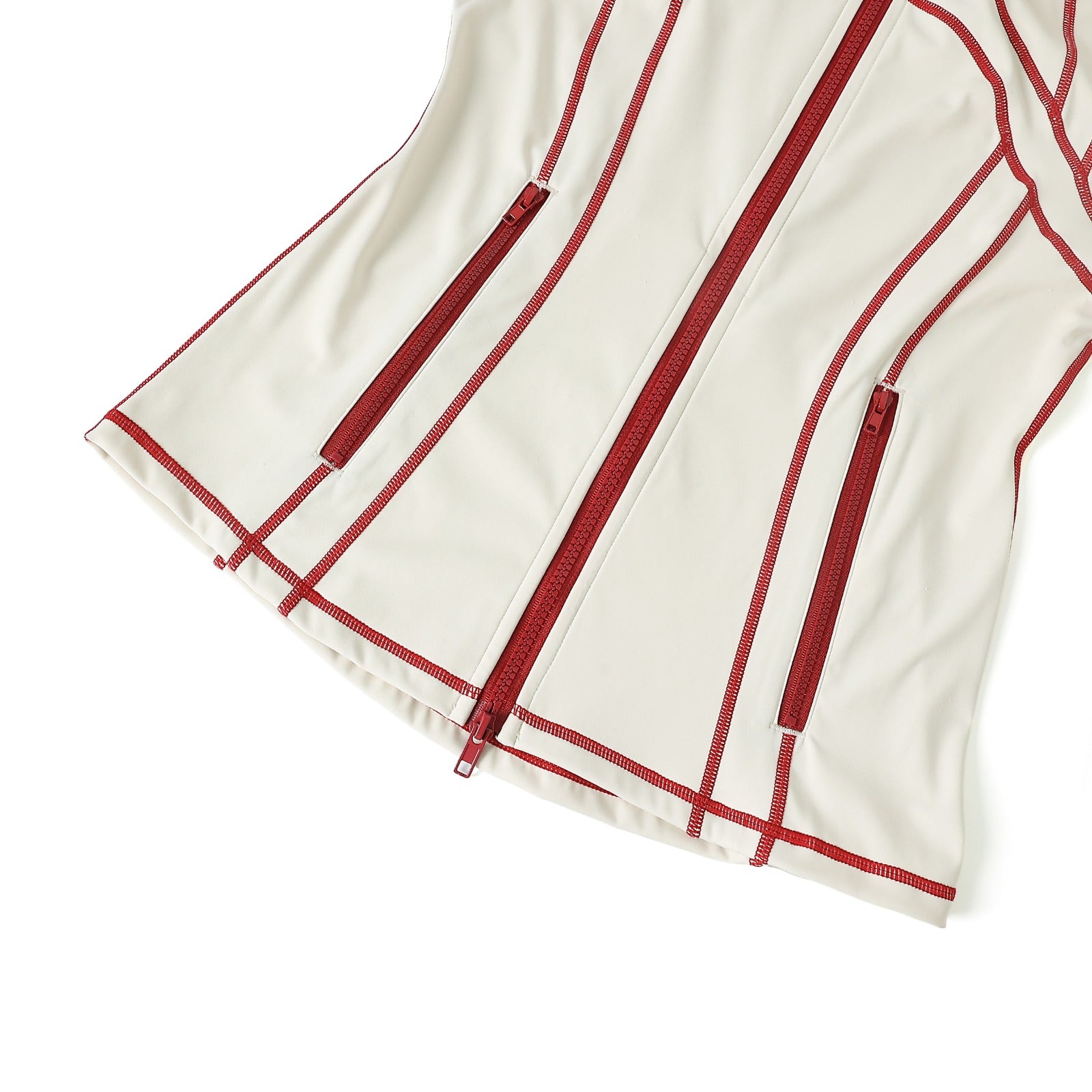 Delta Cream Full Zip Yoga Jacket