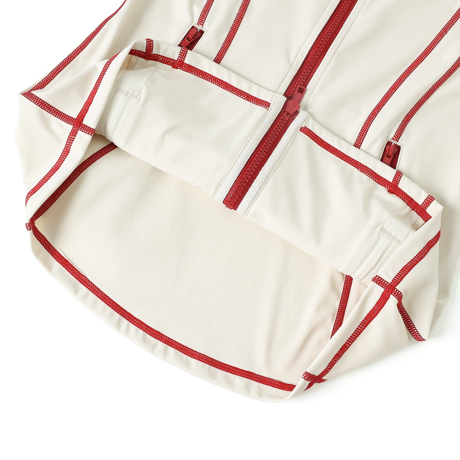 Delta Cream Full Zip Yoga Jacket